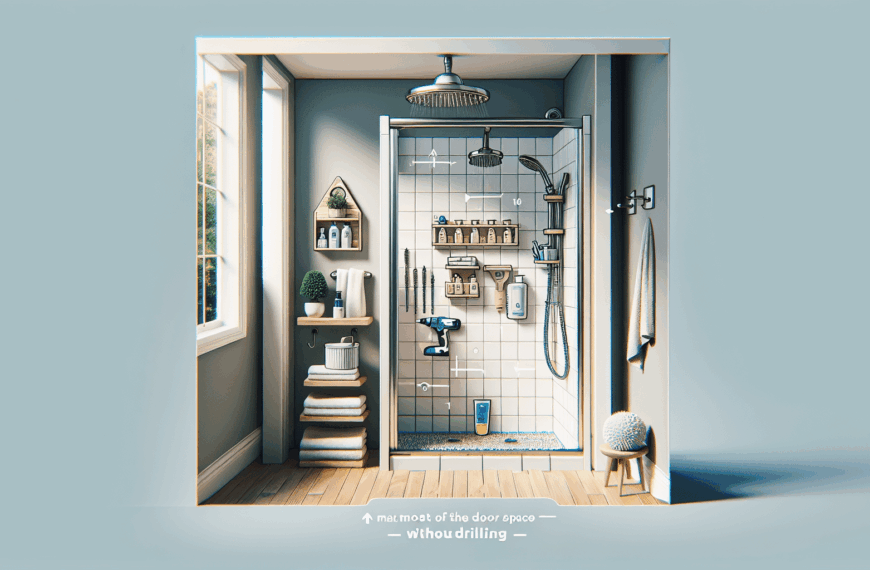 Optimiza Tu Ducha: Aprovecha el Espacio de la Puerta sin Taladrar con JYSK