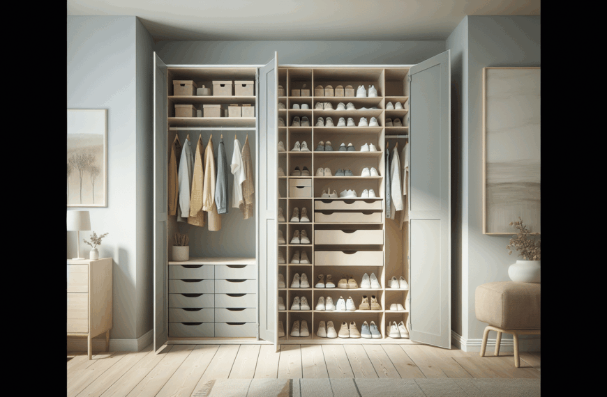 Ikea Innova el Almacenamiento: Transformando Armarios en Prácticos Zapateros para Espacios Pequeños