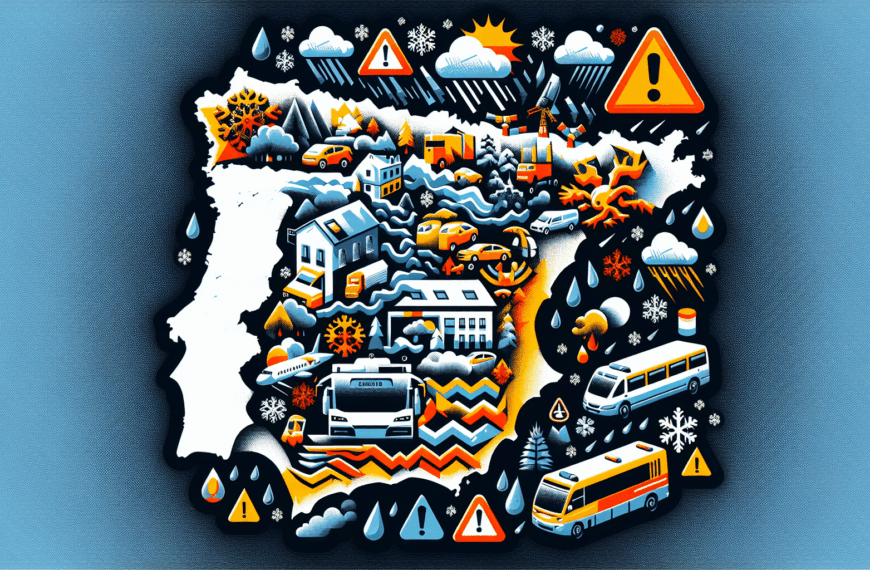 Alerta Roja en España: La AEMET Advierte sobre Borrasca ‘Ivo’ y Sus Intensas Precipitaciones y Nevadas