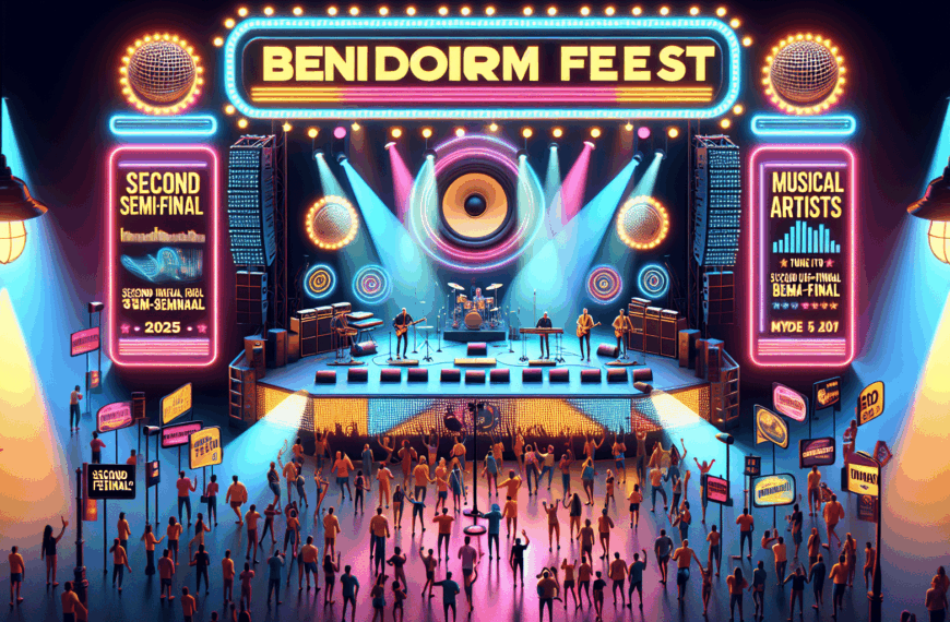 Benidorm Fest 2025 se Acerca: Conoce los Detalles de la Segunda Semifinal, los Artistas Participantes y Dónde Sintonizar el Evento