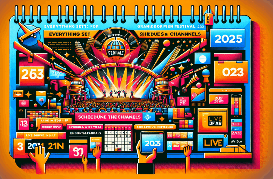 Todo Listo para la Gran Final del Benidorm Fest 2025: Horario y Canales para No Perderse el Evento en Vivo