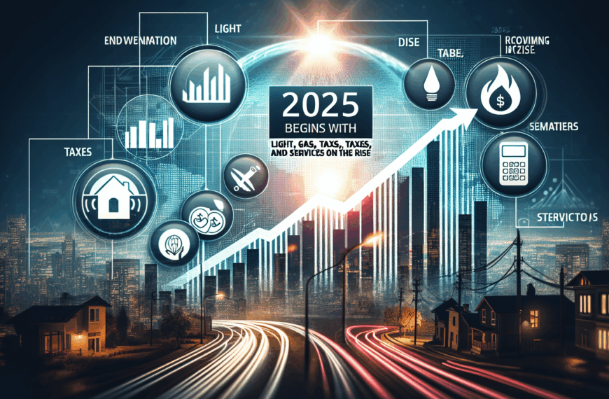 2025 Comienza con Aumentos Generalizados: Luz, Gas, Impuestos y Servicios al Alza