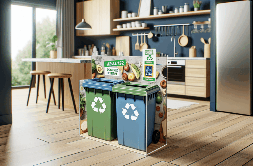 Aldi Transforma el Reciclaje en Casa con Su Cubo de Basura Doble por Menos de 15 Euros