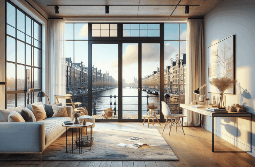 Apartamento con Encanto y Vistas al Río Amstel en el Ámsterdam Moderno