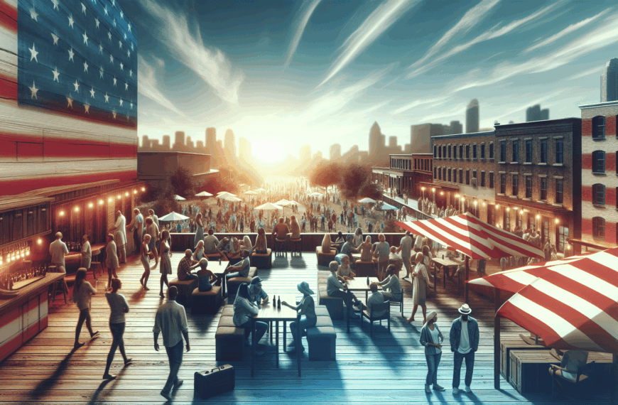 Barras Americanas en Espacios Abiertos: Un Horizonte Brillante de Convivencia