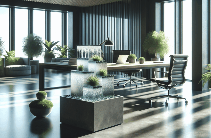 Beneficios de Añadir una Fuente de Agua a Tu Espacio de Trabajo