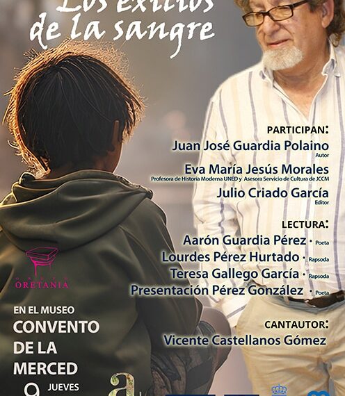 Juan José Guardia Polaino, presenta en la Merced su poemario “Los exilios de la sangre”