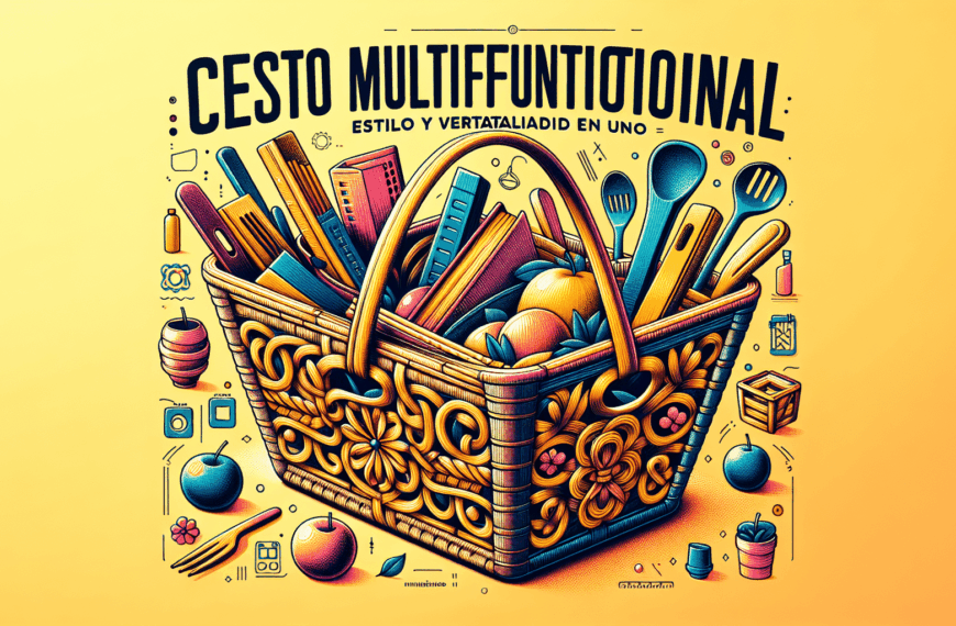 Cesto Multifuncional: Estilo y Versatilidad en Uno