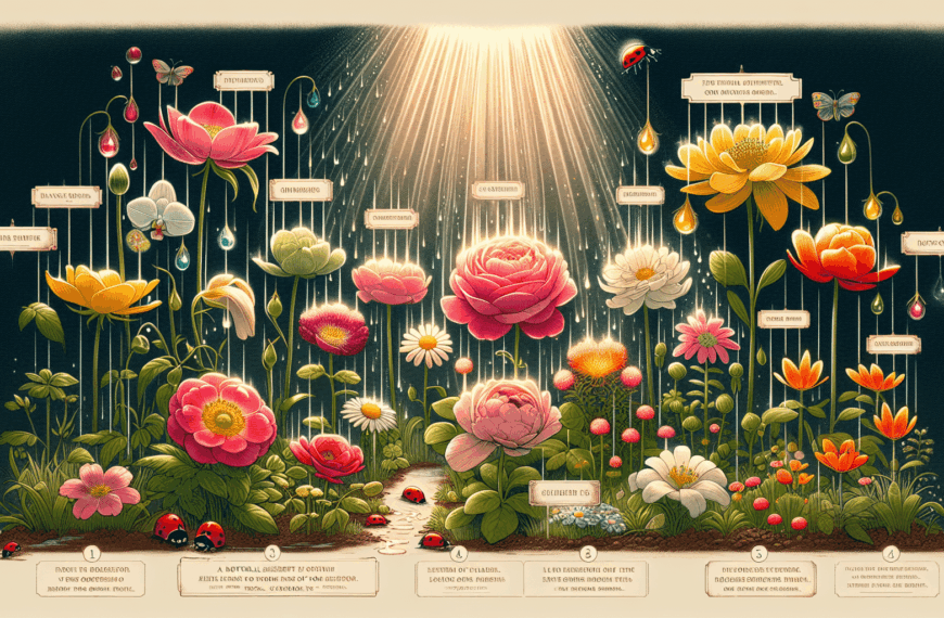 Cinco Secretos Naturales para Devolver el Brillo a tus Flores