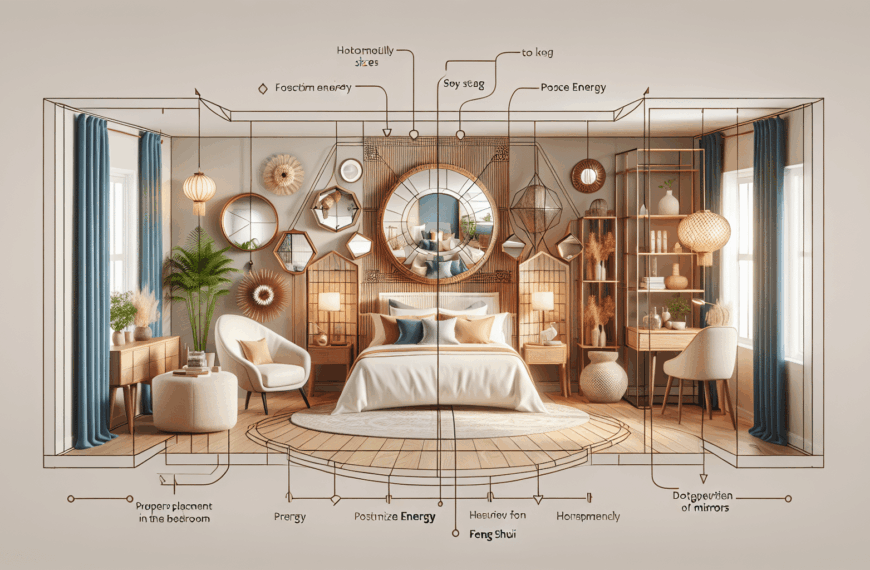Claves del Feng Shui: Optimiza la Energía con la Colocación Adecuada de Espejos en el Dormitorio