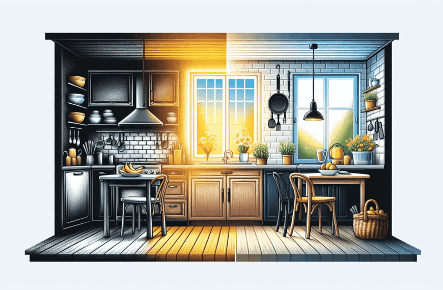 De Cocina Sombría a Santuario Radiante: Una Transformación Funcional y Acogedora