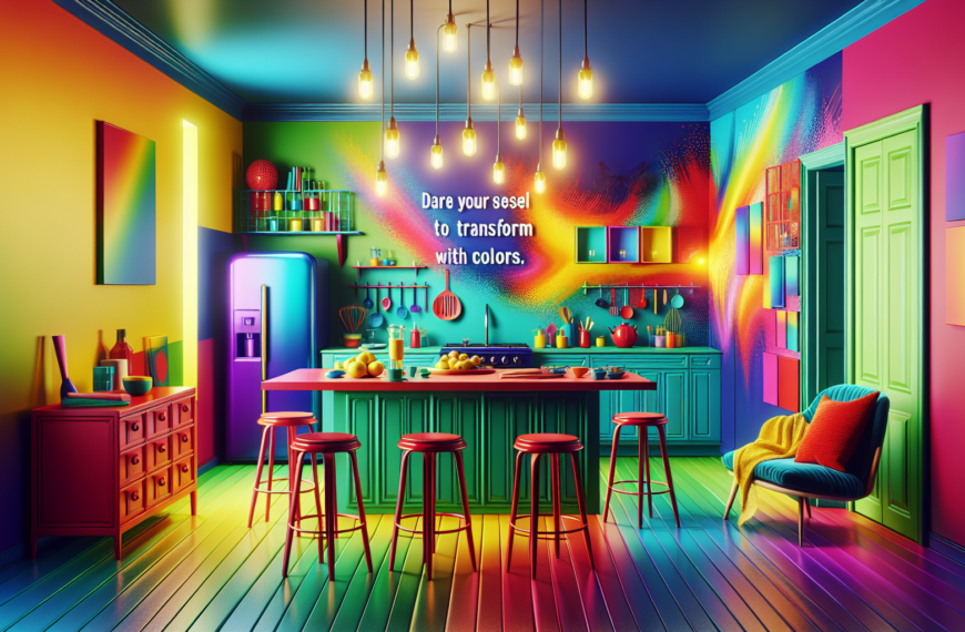 Transforma tu Cocina: Atrévete con Colores Vibrantes