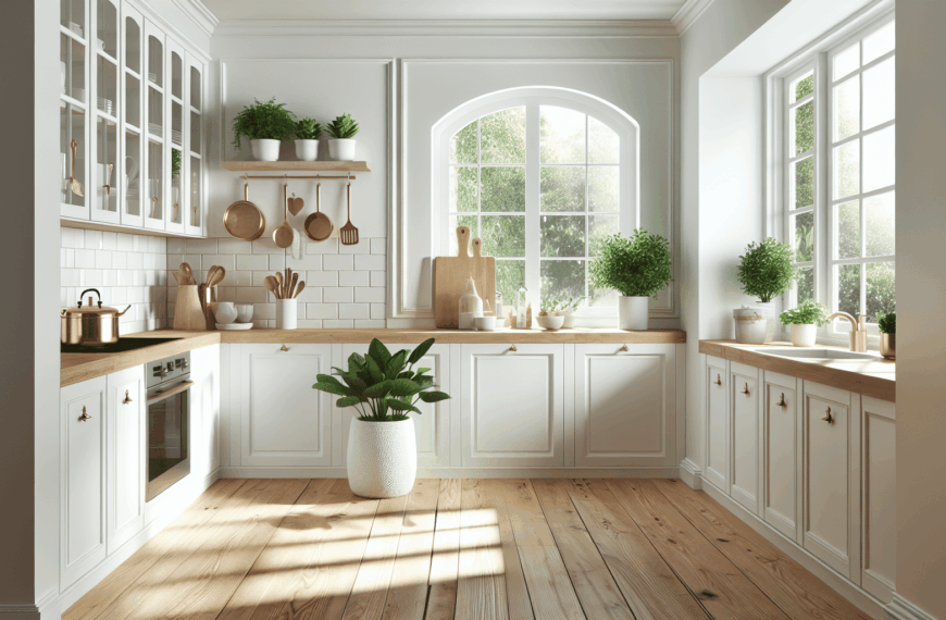 Cocinas Blancas y Madera: La Fusión Perfecta de Estilo y Calidez