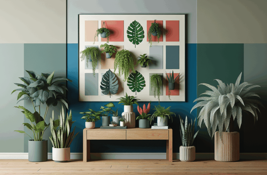 Realza tus Plantas de Interior con Colores de Pared Perfectos
