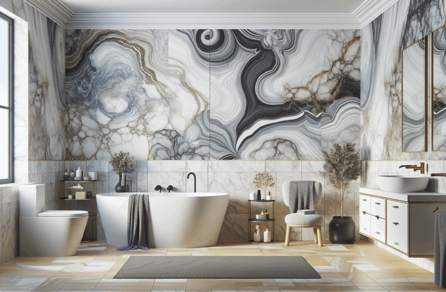 Elegancia y Sofisticación: Guía para Integrar Paredes de Mármol en Tu Baño