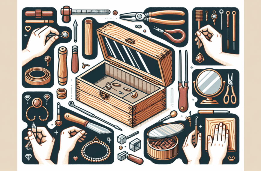 Guía Práctica para Diseñar tu Propio Joyero Casero