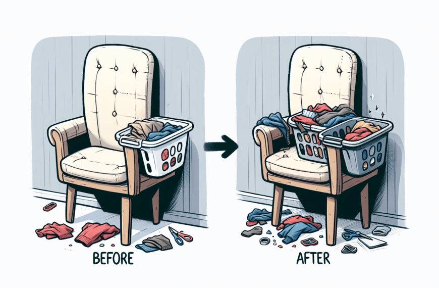Convierte Tu Silla en un Organizador Práctico con la Innovadora Cesta para Ropa Sucia de TEDi