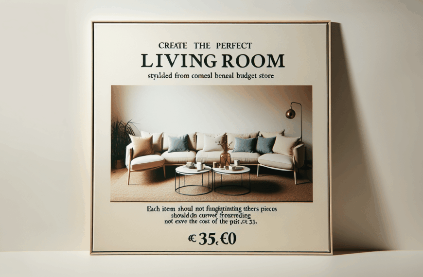 Crea el Salón Perfecto: Tres Descubrimientos de Pepco por Menos de 35 Euros