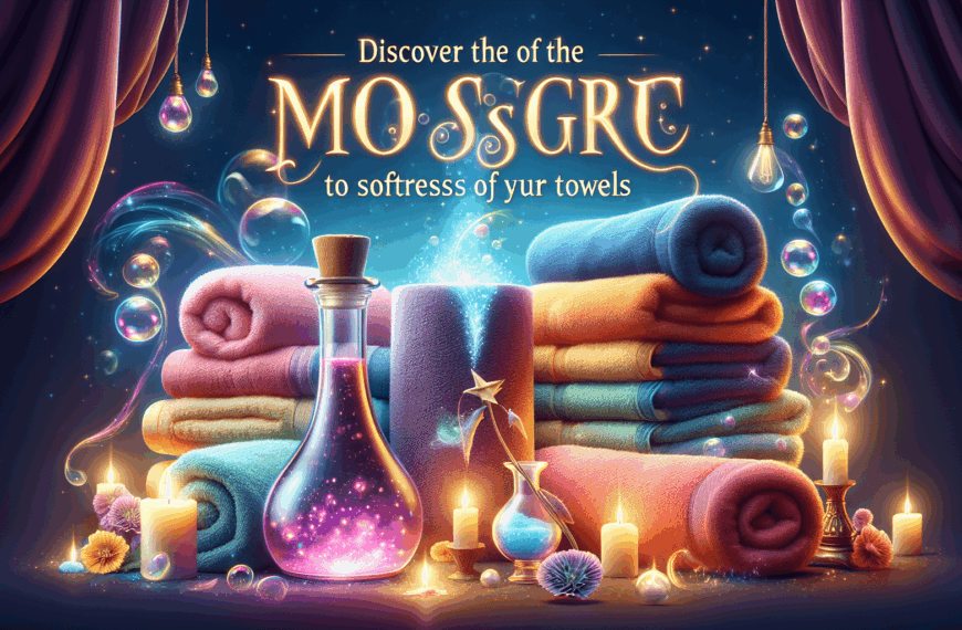 Descubre el Secreto Mágico para Revivir la Suavidad de tus Toallas