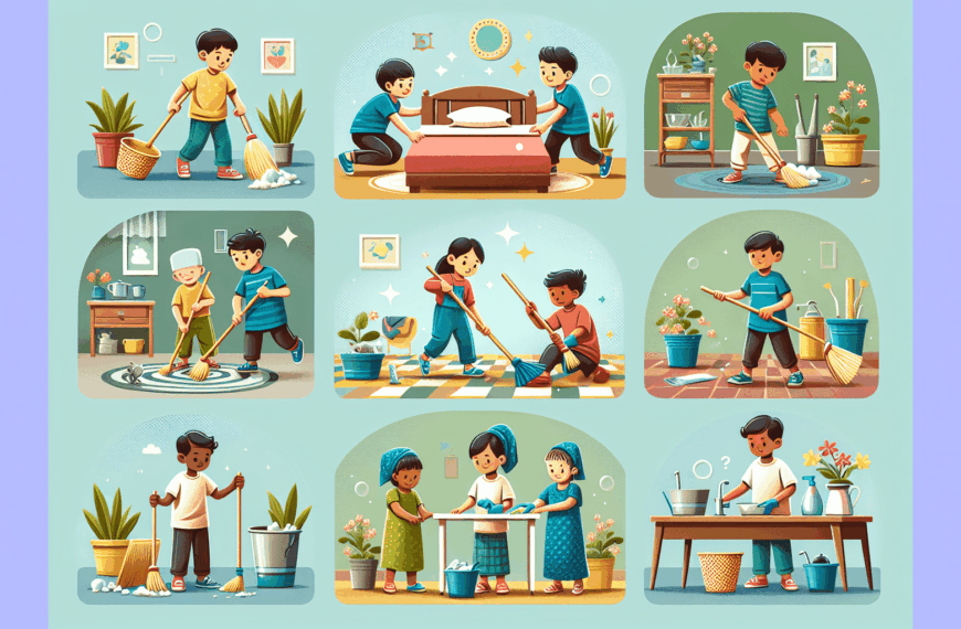 El Efecto Positivo de Hacer la Cama y Otras Tareas Domésticas en el Desarrollo Infantil