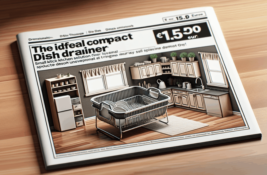 El Escurreplatos Perfecto de Ikea: La Solución Compacta para Cocinas Reducidas a Solo 1,50 Euros