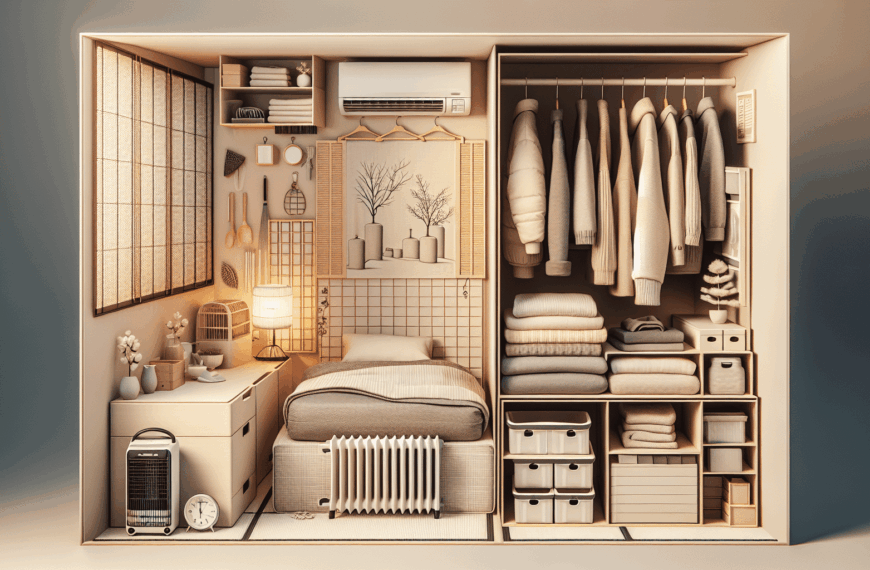 Estrategias Japonesas para Optimizar el Espacio Durante el Invierno