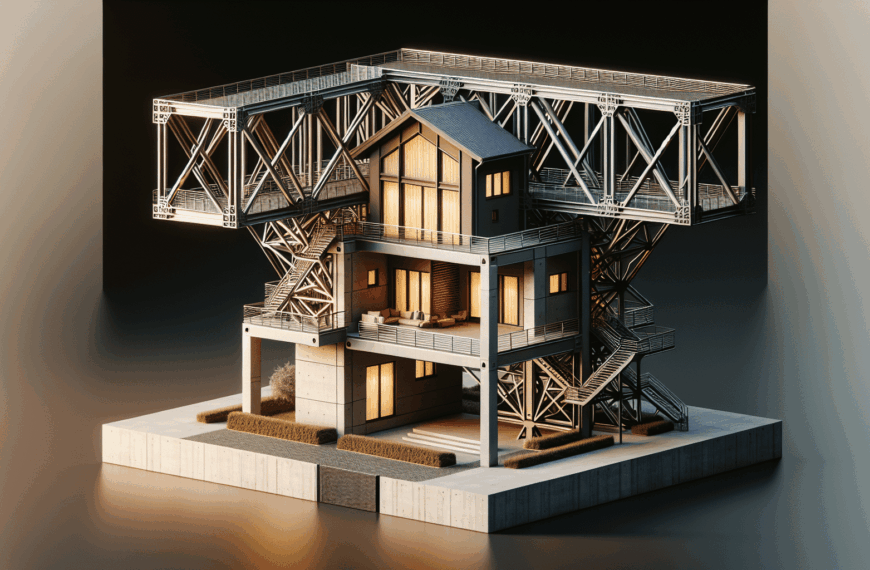 El Puente Soñado: Innovación Familiar en Acero y Hormigón