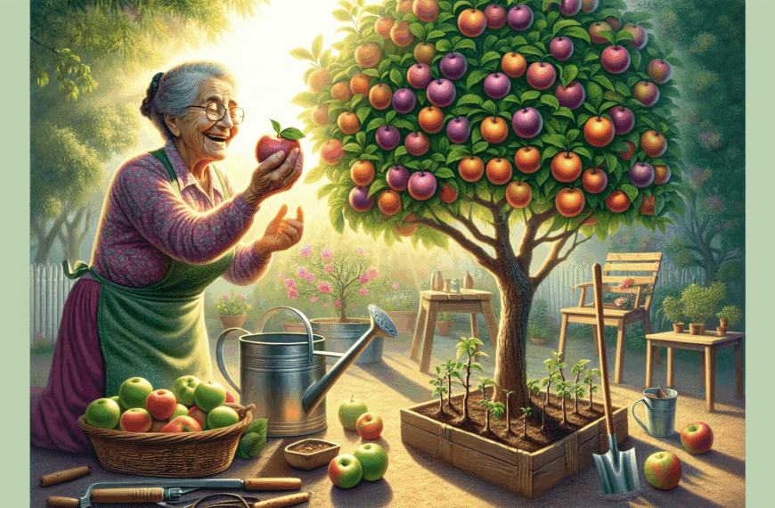 El Secreto Milagroso de la Abuela para Cultivar Árboles Frutales Exuberantes en Casa