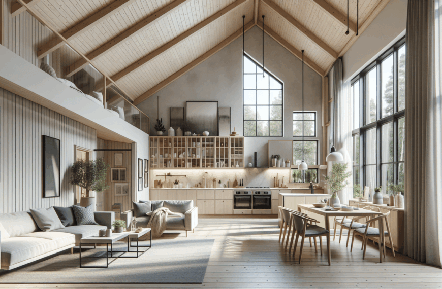 Elegancia Nórdica en Casa Sueca de 210m² con Amplios Espacios y Cocina Abierta