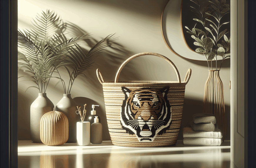 Elegancia y Estilo: La Cesta Chic de Tiger para Tu Baño