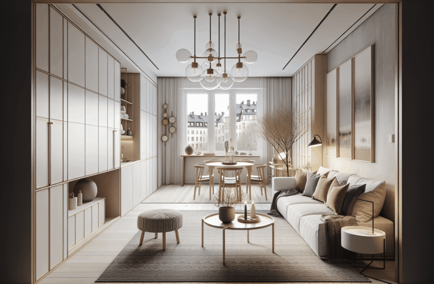Encanto Nórdico en 51 m²: Diseño Funcional y Minimalismo Elegante en un Apartamento Sueco