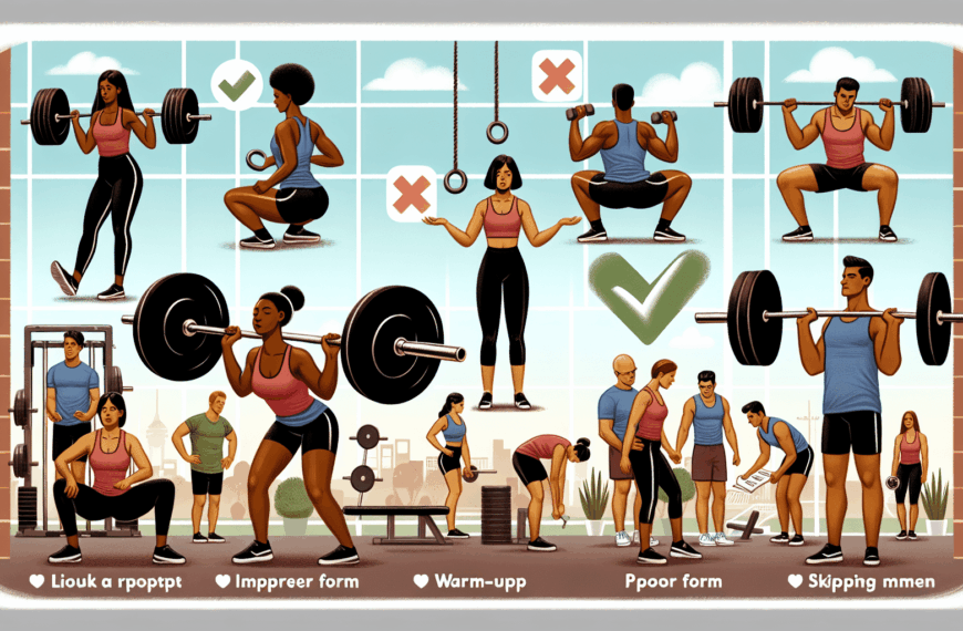 Errores Peligrosos al Hacer Ejercicio en el Gimnasio