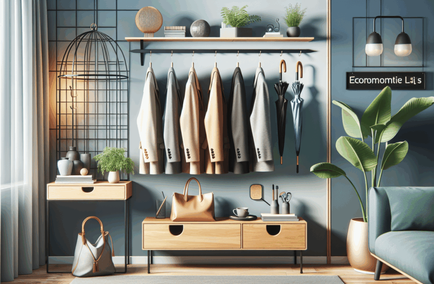 «Estrategias Efectivas para un Hogar Económico: Diseña un Perchero Funcional y Asequible»
