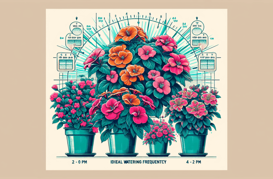 Descubre la Frecuencia Perfecta para Regar tus Plantas de Interior y Disfruta de una Floración Espectacular