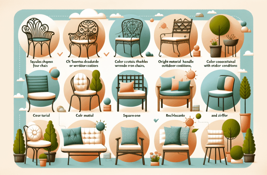 Cómo Elegir los Cojines Ideales para tus Sillas de Jardín