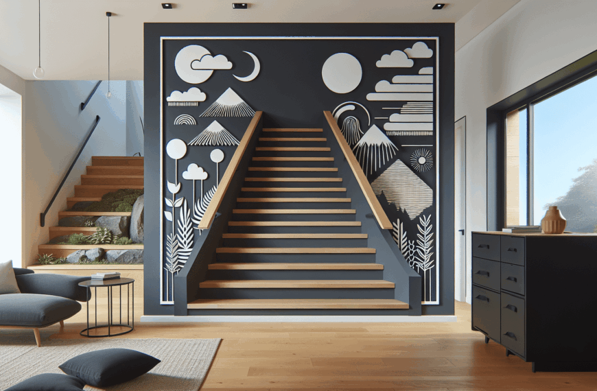 Innovadoras Formas de Embellecer tus Paredes de Escaleras
