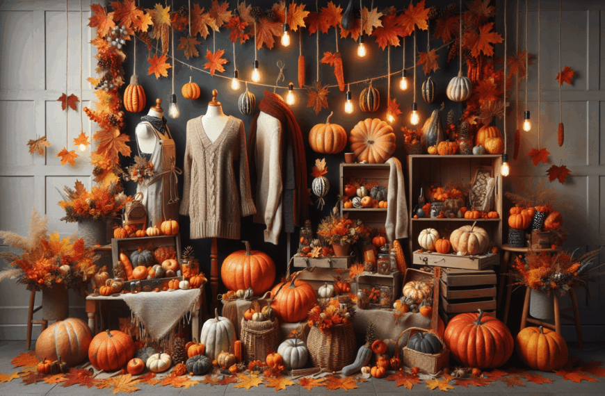 Conceptos Innovadores para Vitrinas de Otoño Únicas