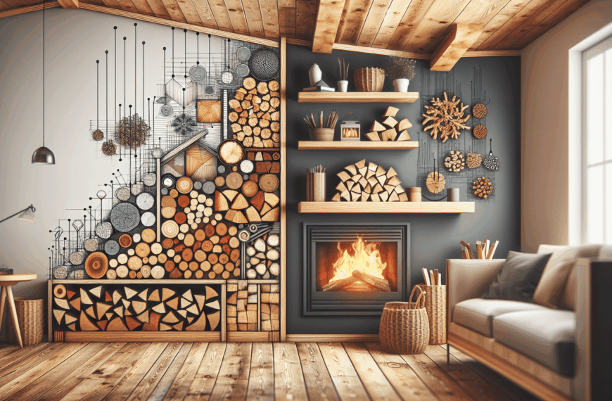 Soluciones Ingeniosas para Almacenar Leña de Manera Elegante y Ordenada junto a tu Chimenea