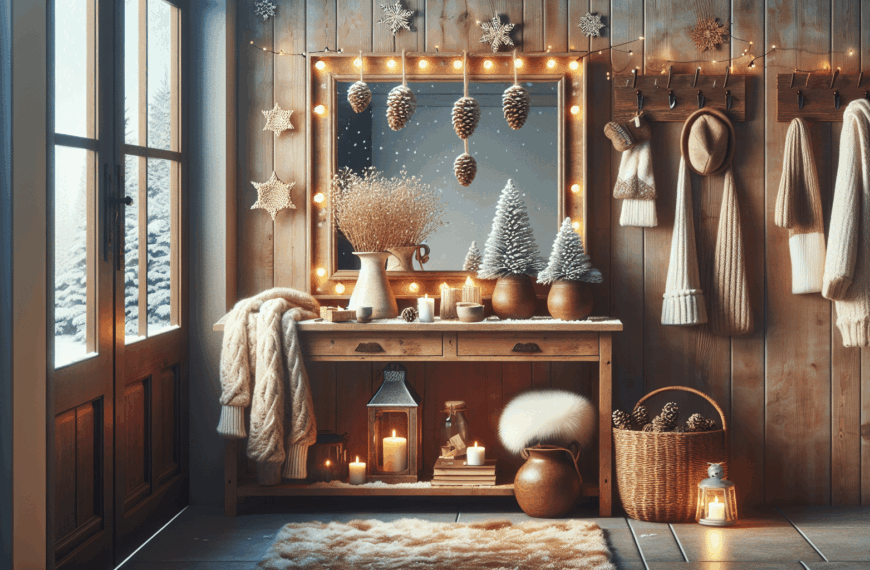 Invierno Agradable: Ideas para Decorar Tu Recibidor