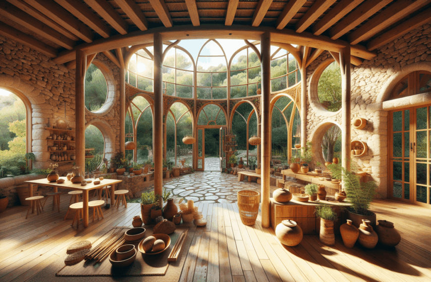 Decisiones Sostenibles: El Compromiso de Gisela con Materiales Naturales en su Hogar Cerca de Barcelona