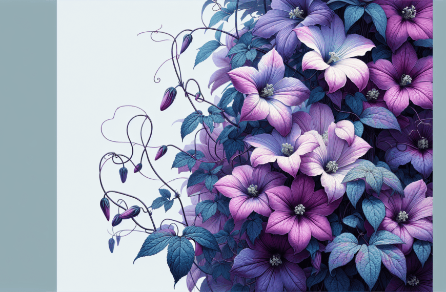 Morado Eterno: Jardines sin Esfuerzo con La Trepadora Perpetua