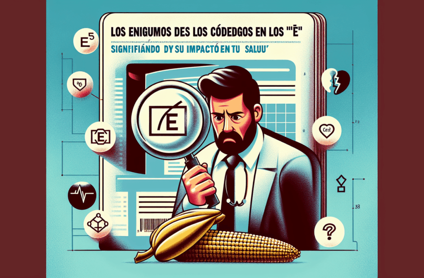 Los Enigmas de los Códigos «E» en los Alimentos: Significado y Su Impacto en tu Salud