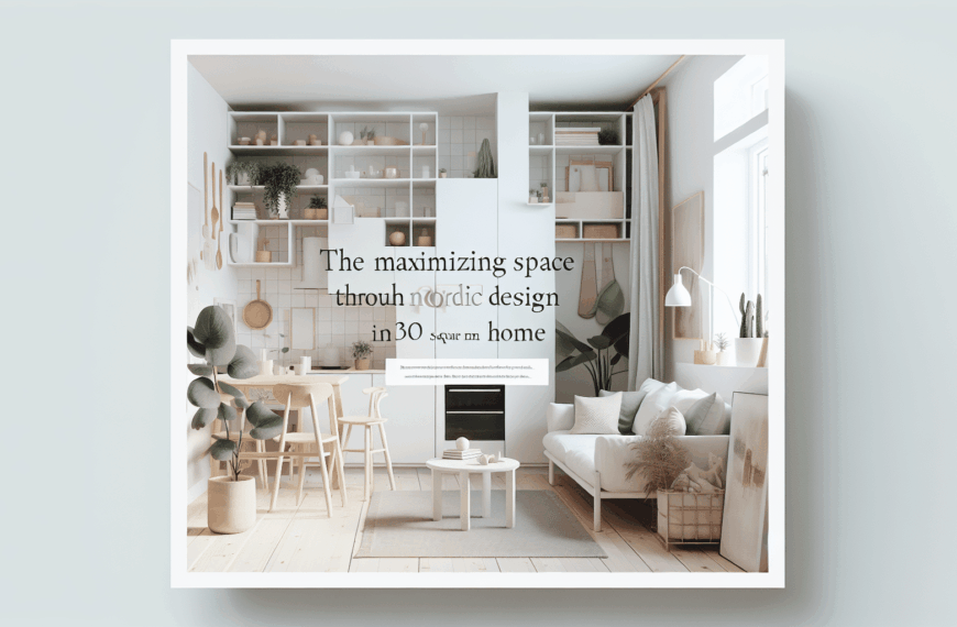 Maximiza Tu Hogar: El Diseño Nórdico en 30 m²