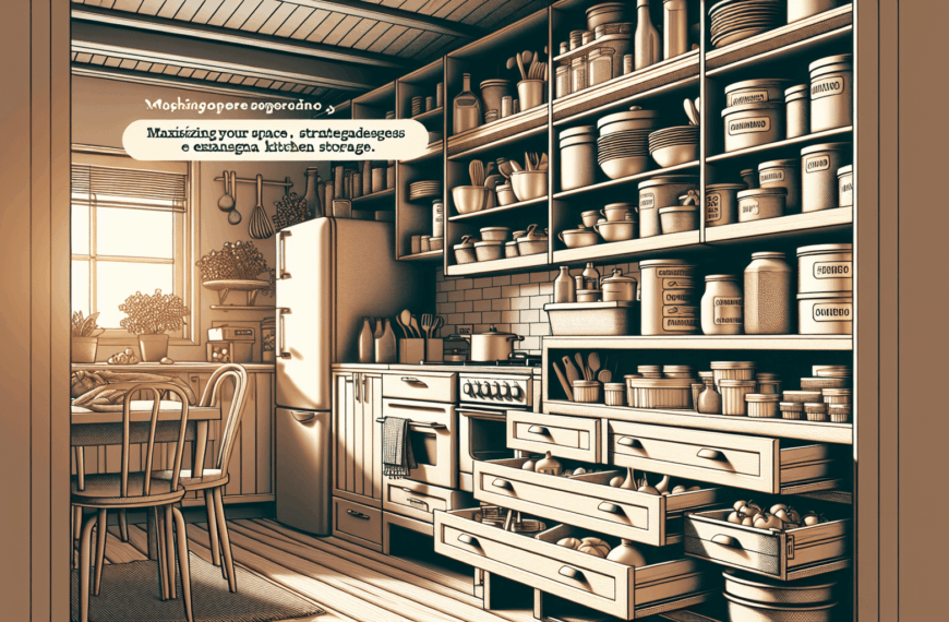 Maximiza tu Espacio: Estrategias para Ampliar el Almacenamiento en la Cocina