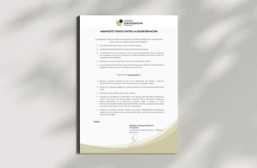 Surge el Primer Manifiesto por la Verdad: Combate a la Desinformación