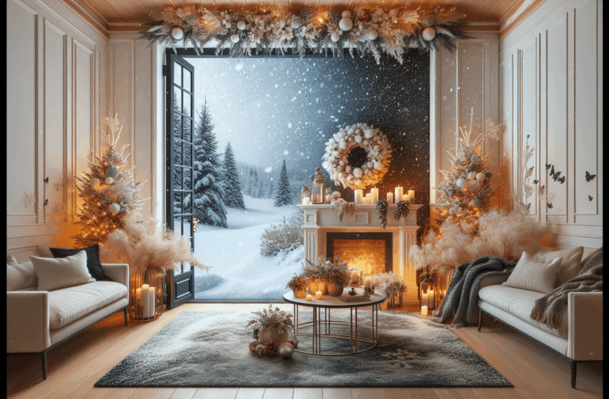 Cálido Refugio: Ideas para Decorar tu Recibidor en Días Nevados