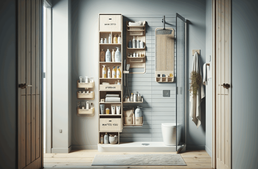 Optimiza Tu Ducha: Almacenaje Sin Taladrar en la Puerta del Baño con JYSK