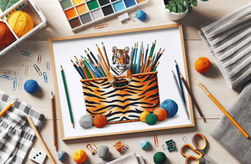 Transforma Tu Espacio con Estilo: La Cesta de Tiger para Orden y Color
