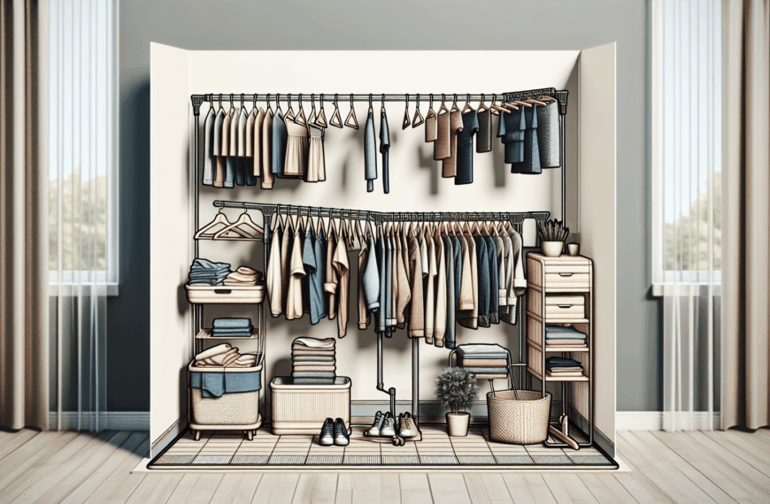 Perchero Telescópico: La Solución Ideal para Organizar y Secar Ropa en Espacios Pequeños