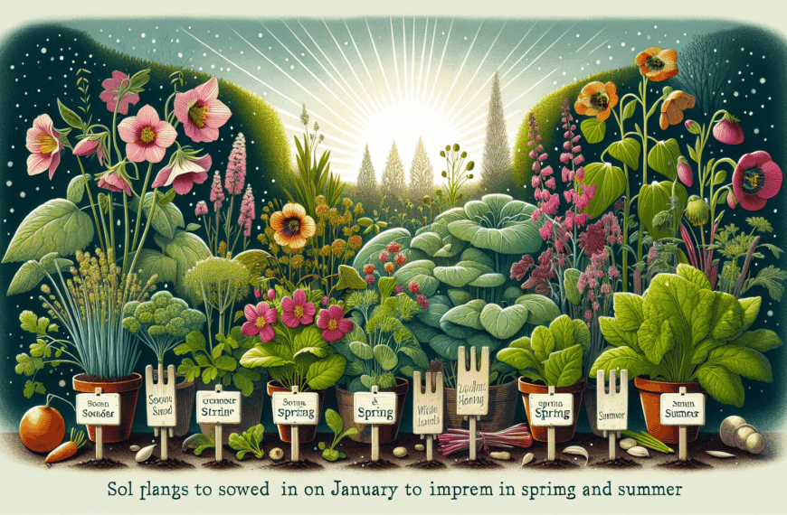 Plantas Esenciales para Sembrar en Enero y Mejorar tu Jardín en Primavera y Verano